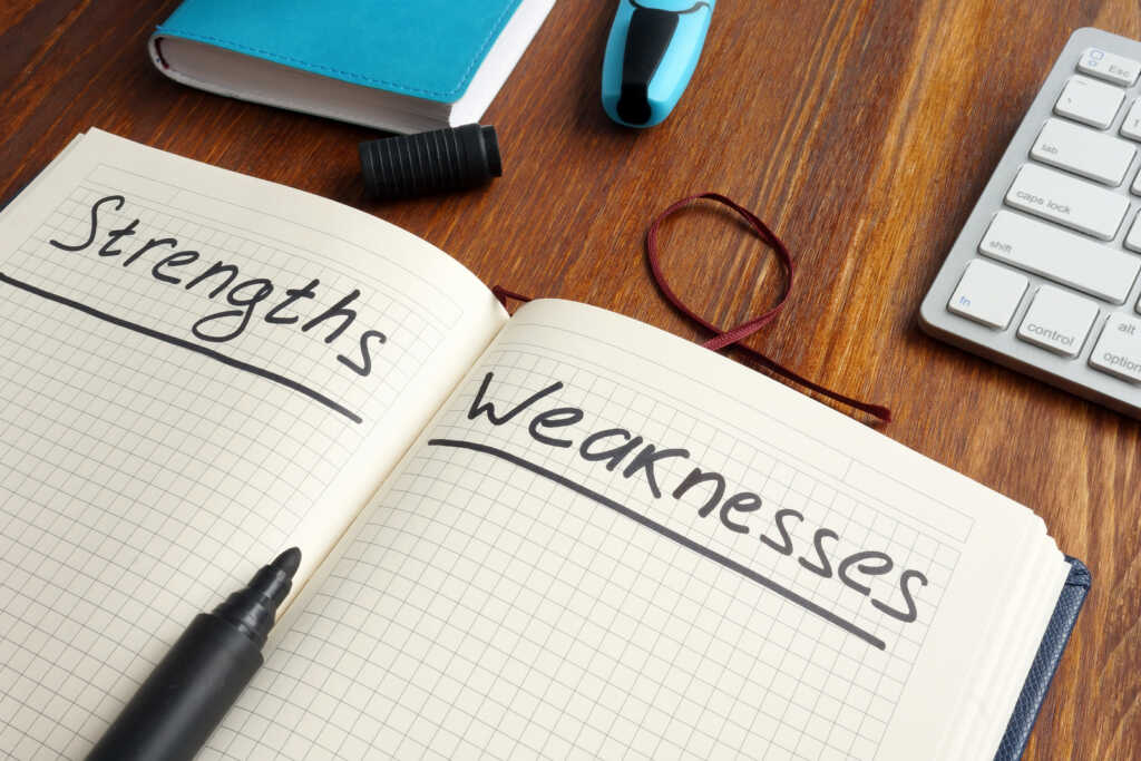 EVALUATE YOUR STRENGTHS AND WEAKNESSES 