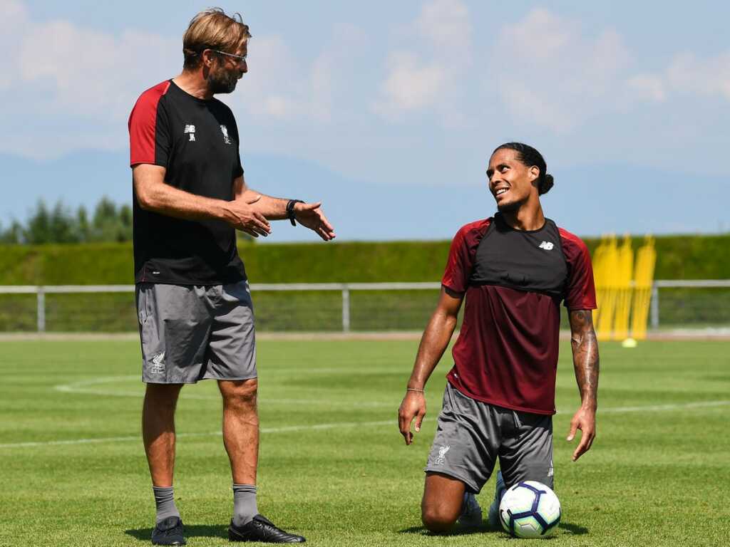 Jurgen Klopp hails Virgil van Dijk's stunning return to form as the Liverpool manager insists the Dutchman is 'now back to his best' after long injury lay off 