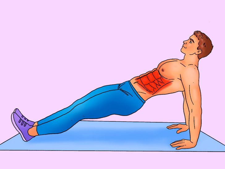 Reverse plank with leg raises