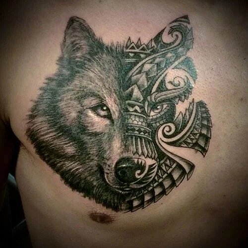 Wolf Tattoos for Men