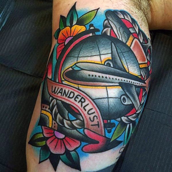 Travel Inspired Tattoos for men
