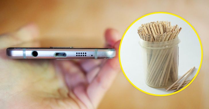 Clean the dust out of your phone’s charging port