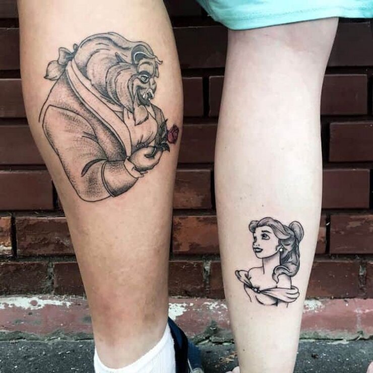 Adorable Couples Tattoos To Get for couples