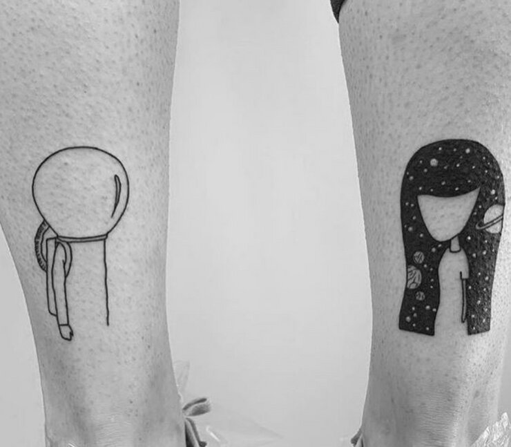 Adorable Couples Tattoos To Get for couples