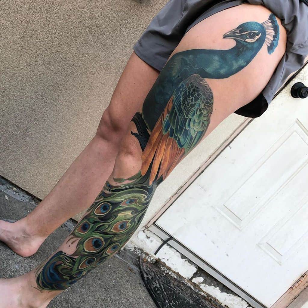 Best Peacock Tattoos for Men