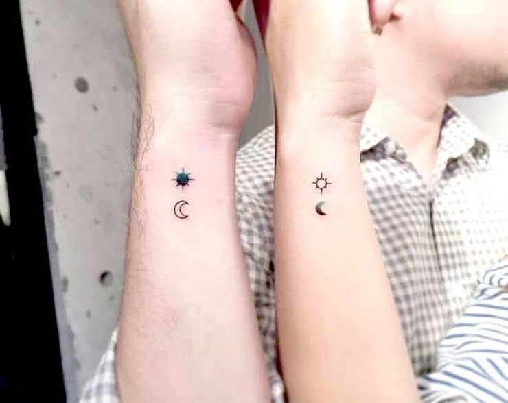 Adorable Couples Tattoos To Get for couples