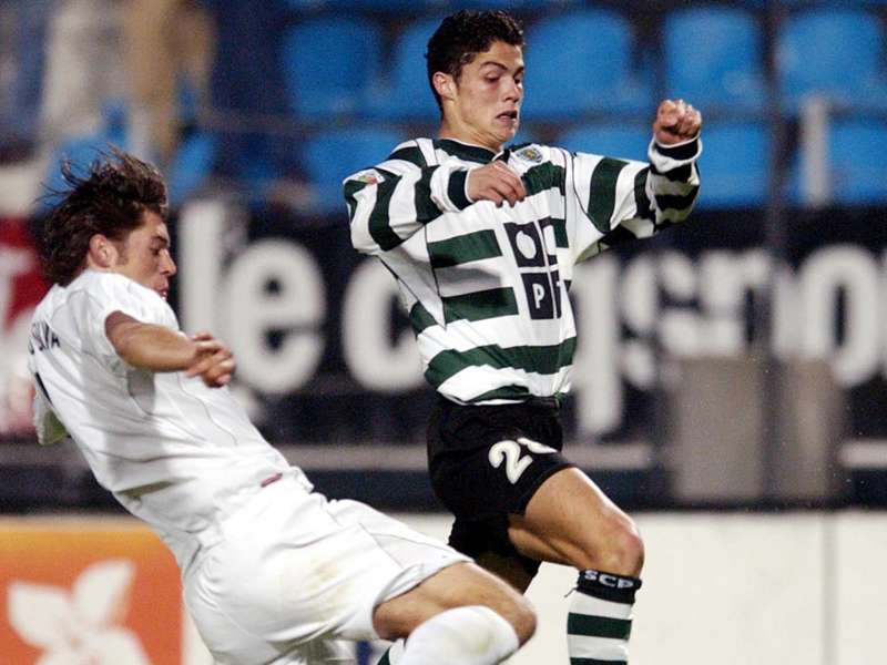 Young Cristiano Ronaldo Played for Sporting CP