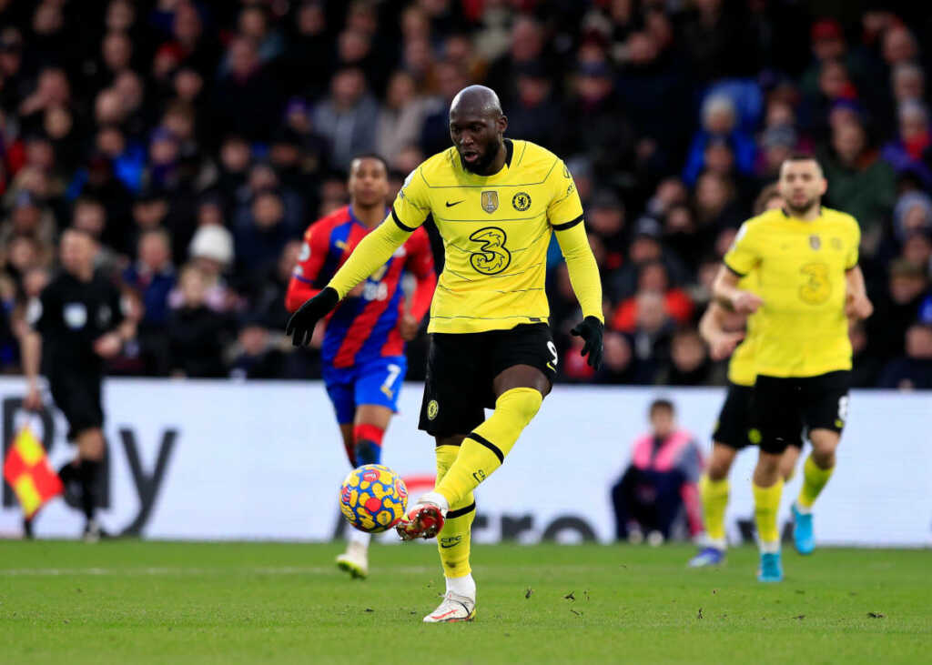 Lukaku Struggled touch the ball during Selhurst Park 