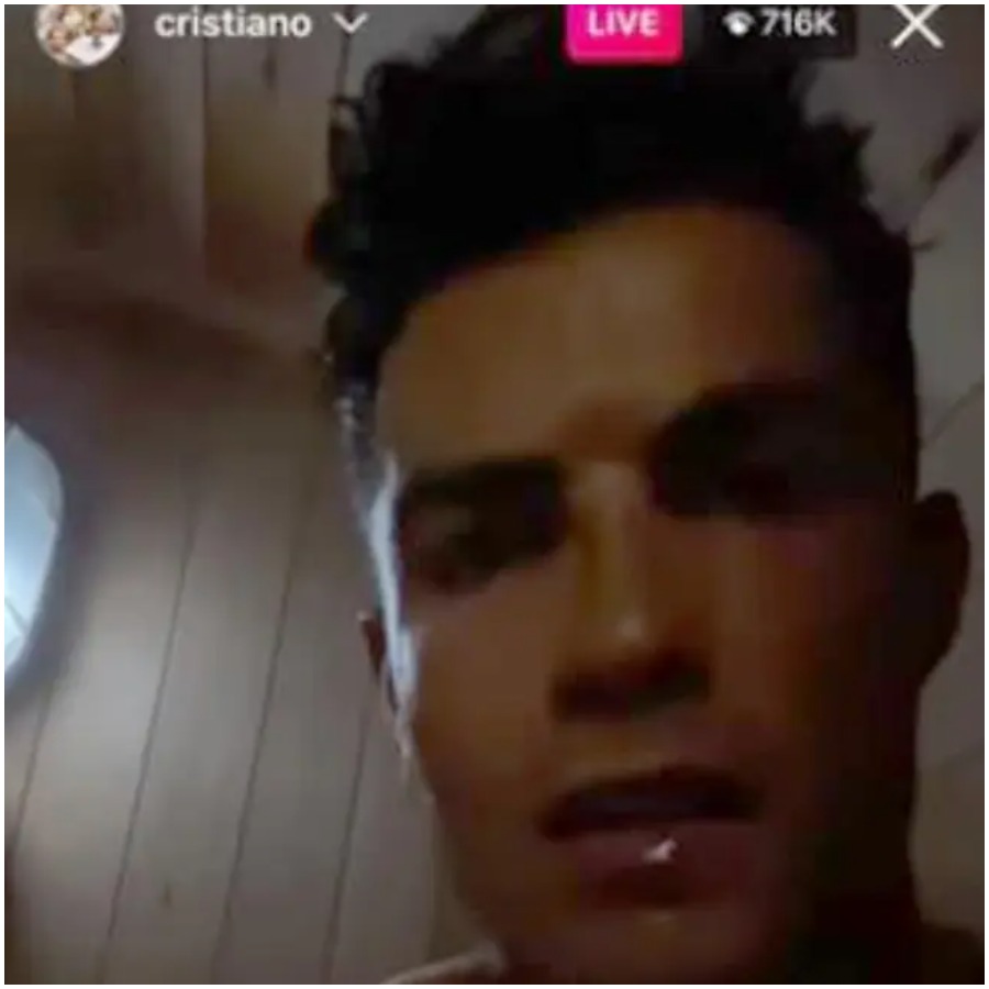 Ronaldo's Instagram Live