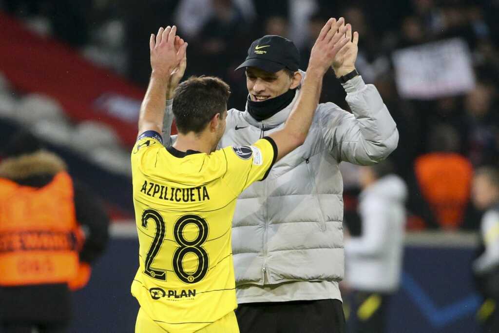 Chelsea boss Tuchel celebrated with Captain