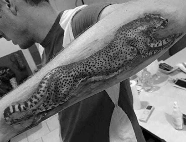 cheetah tattoos for kwee