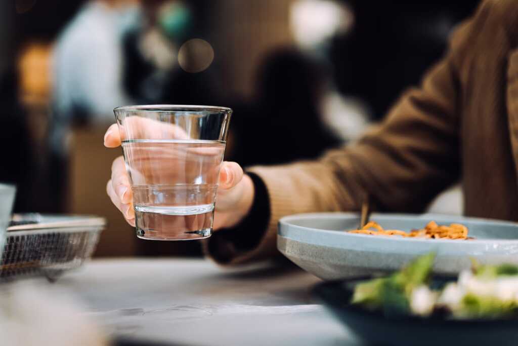 Eat Slowly and Drink Water