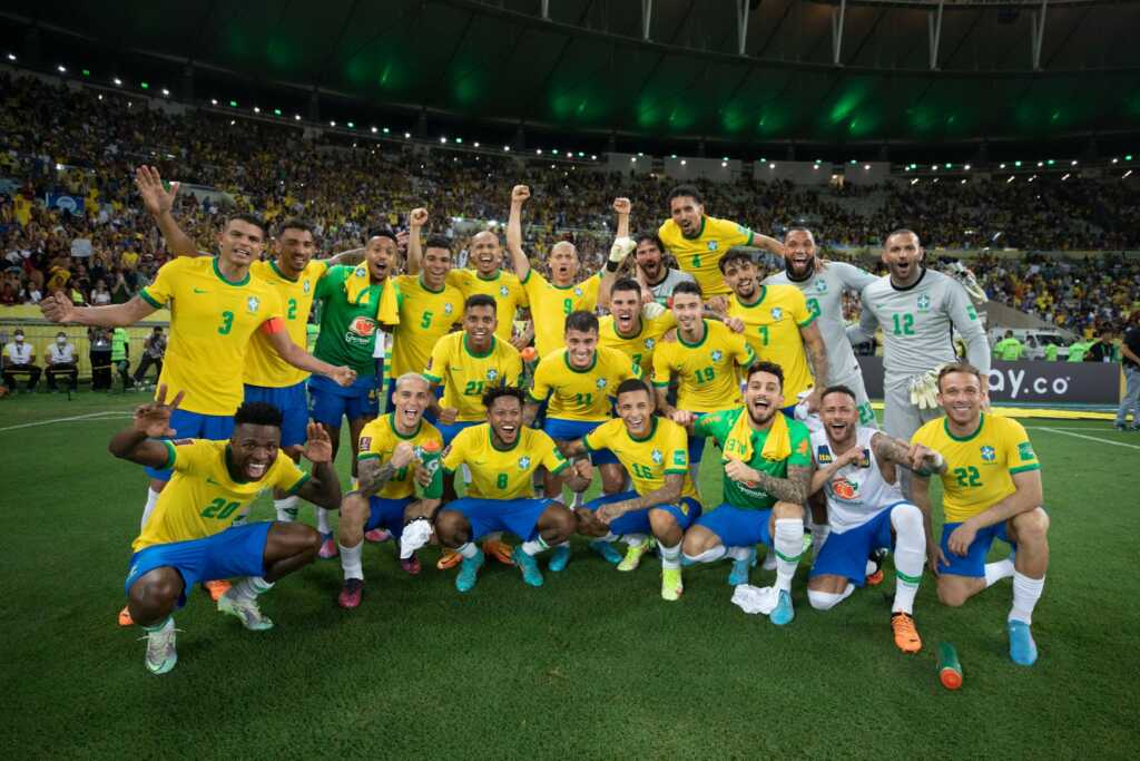 Brazil team celebrated