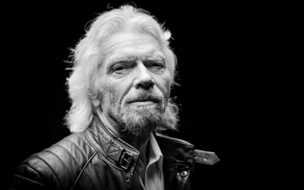 Richard Branson In Black