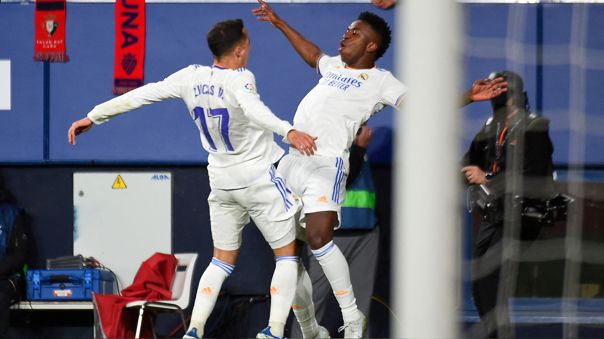 Vinicius JR and Lucas celebrated