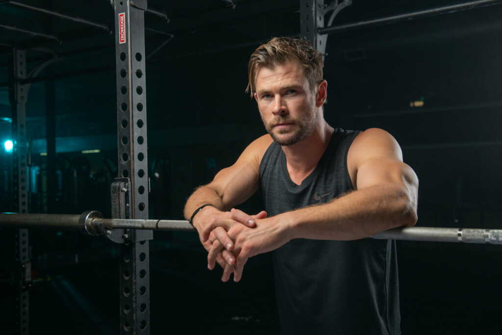 Chris Hemsworth in Gym