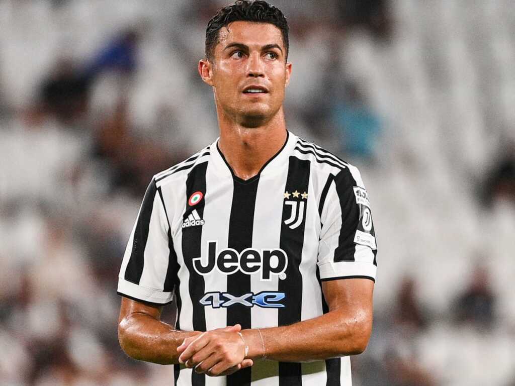 Cristiano Ronaldo with Juventus Shirt