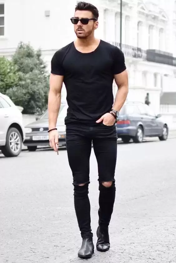 black jeans fashion