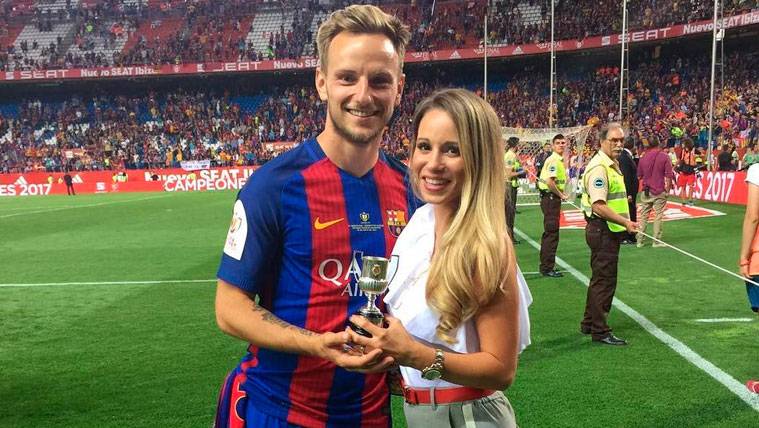 Ivan Rakitic and his Wife