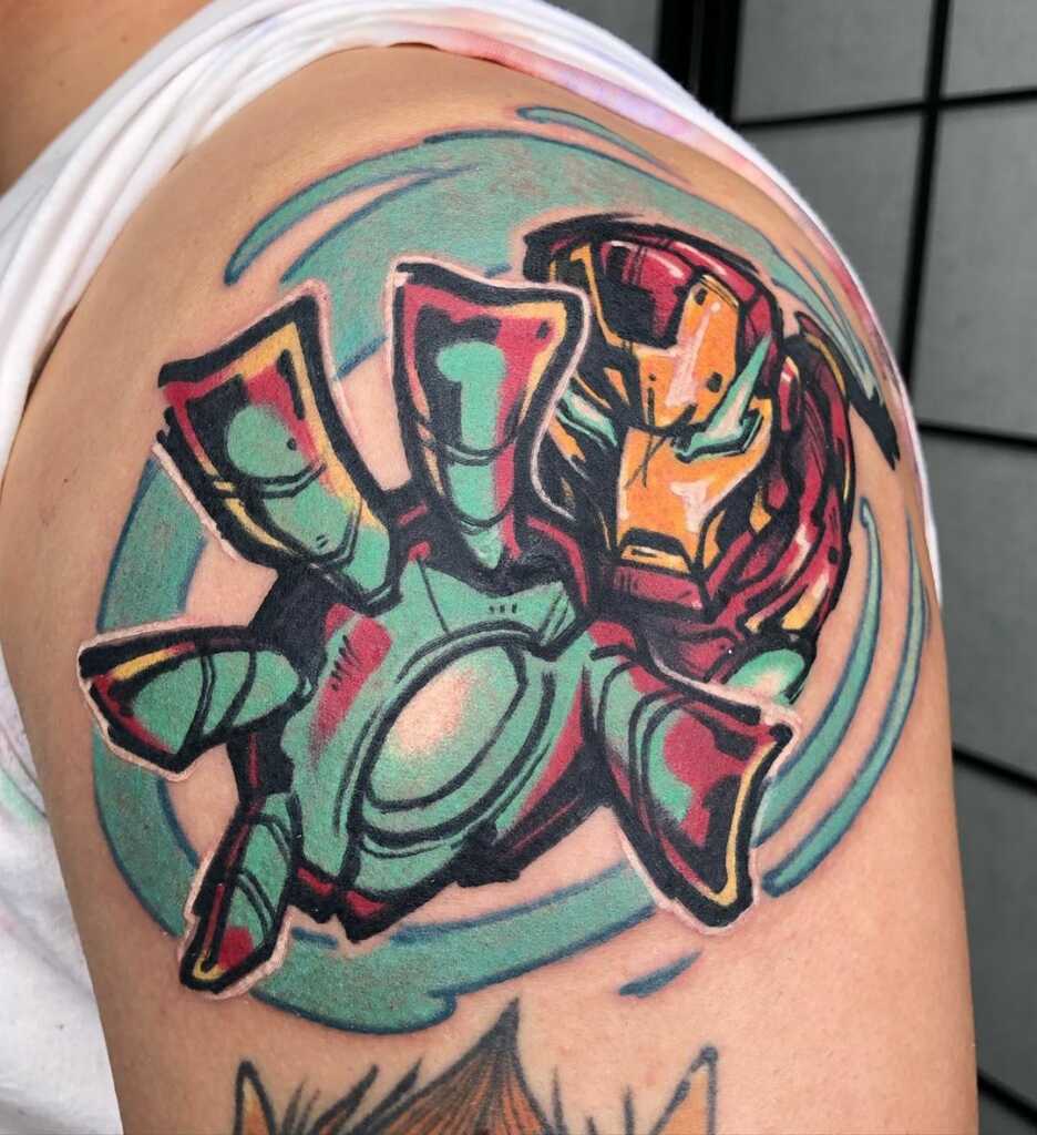 superheroes tattoos for kwee