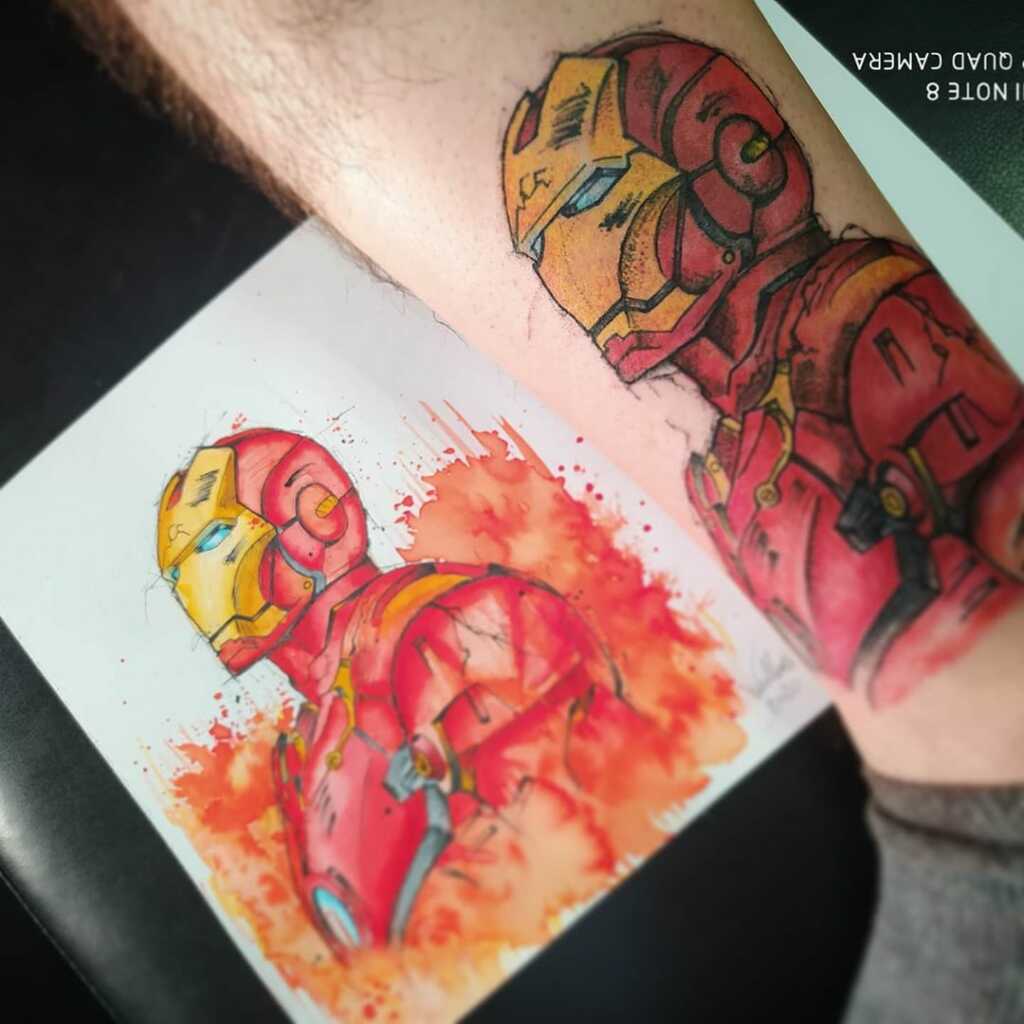 superheroes tattoos for kwee