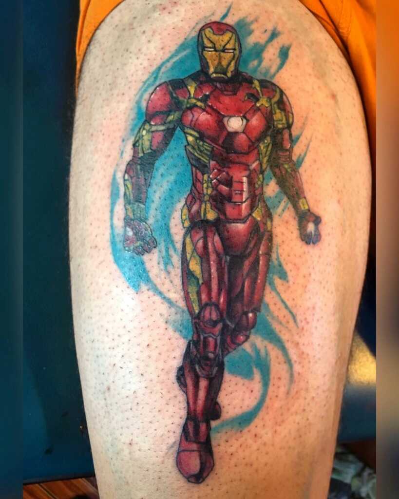 Iron Man တက်တူး 