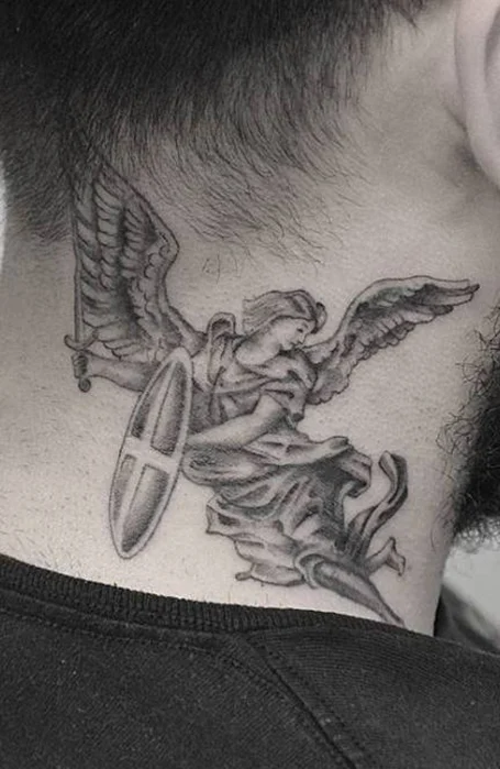 tattoos around neck