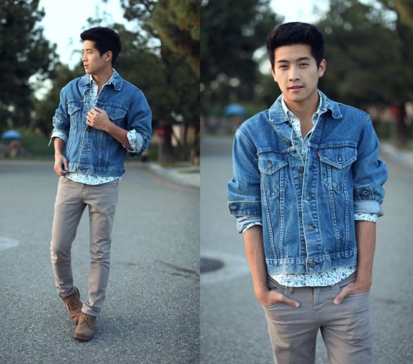 Denim ရှပ်အင်္ကျီ