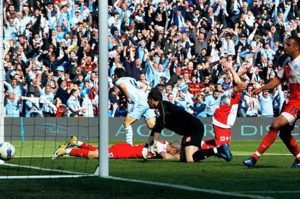 Sergio Aguero Scored against QPR at the final day of the season