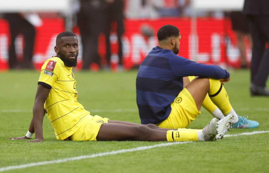 Chelsea defender Antonio Rudiger frustrated after FA Cup Final Loss