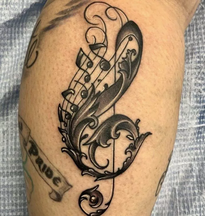 music tattoos