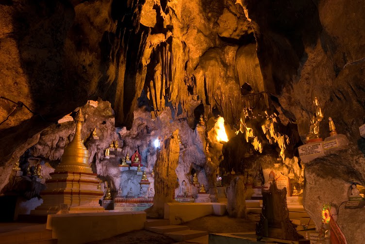 caves in myanmar