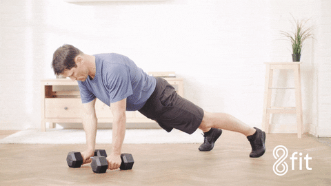 ကွီး Dumbbell လေ့ကျင့်ခန်း