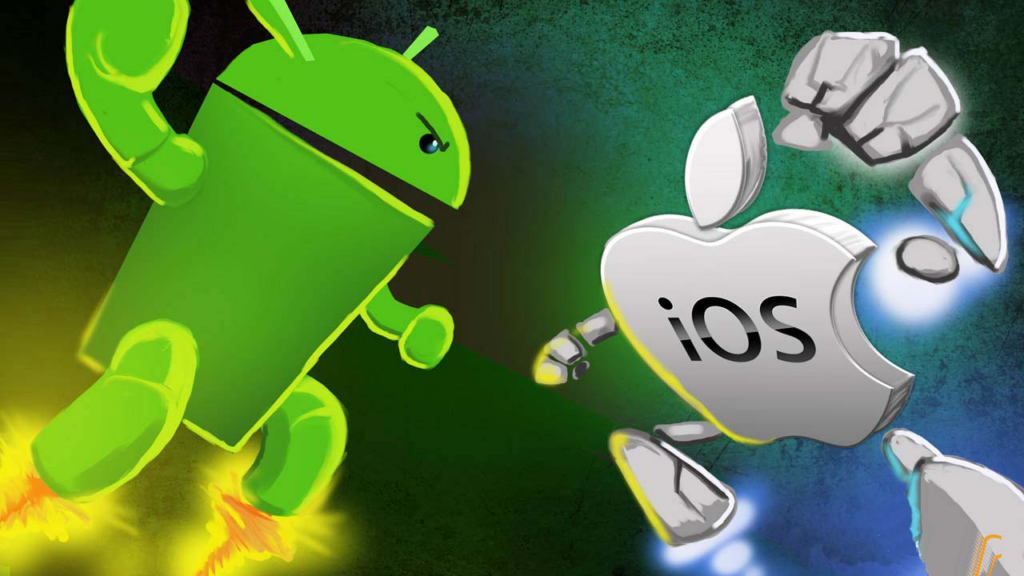 iOS Android ကွာခြားသော