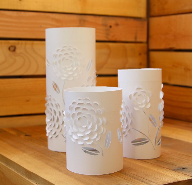 DIY စက္ကူ မီးပုံး