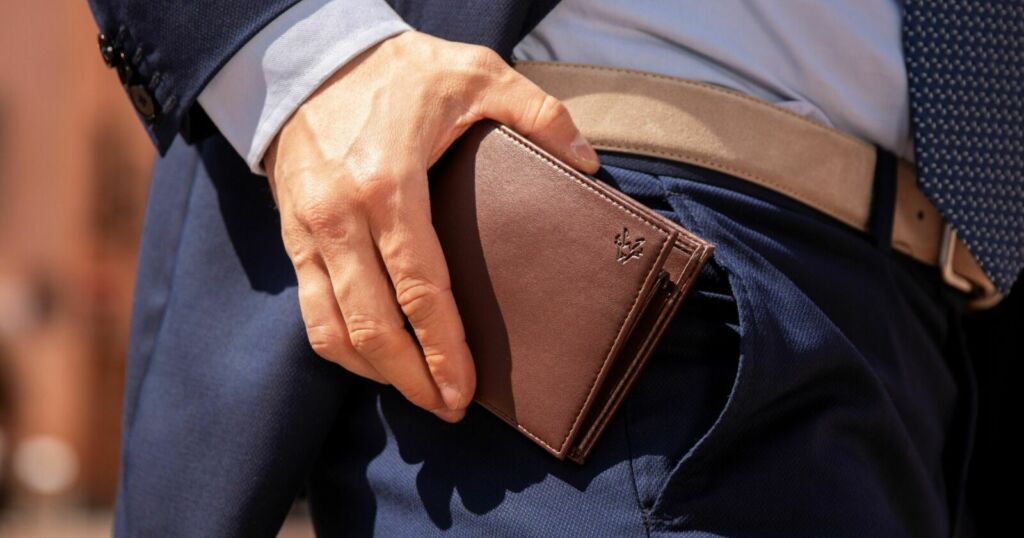 man wallet