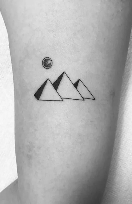 Egyptian Pyramid Tattoo