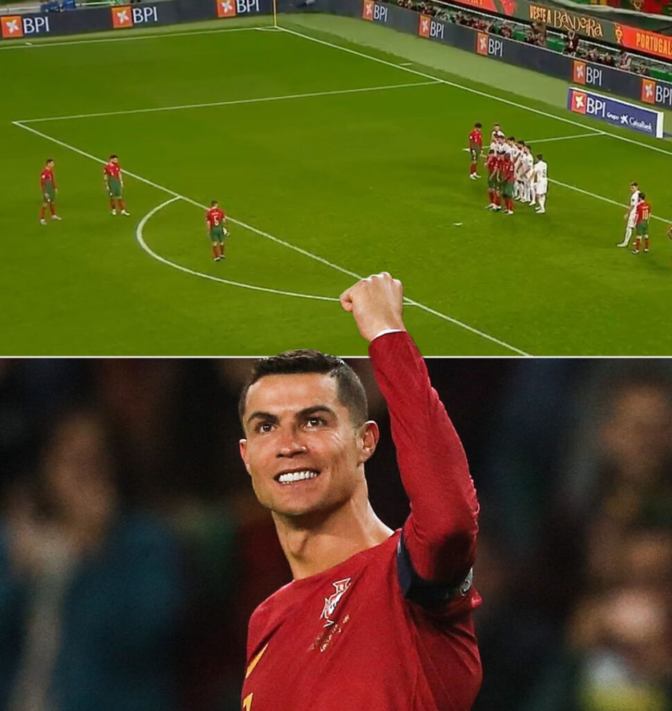 ronaldo free kick goal