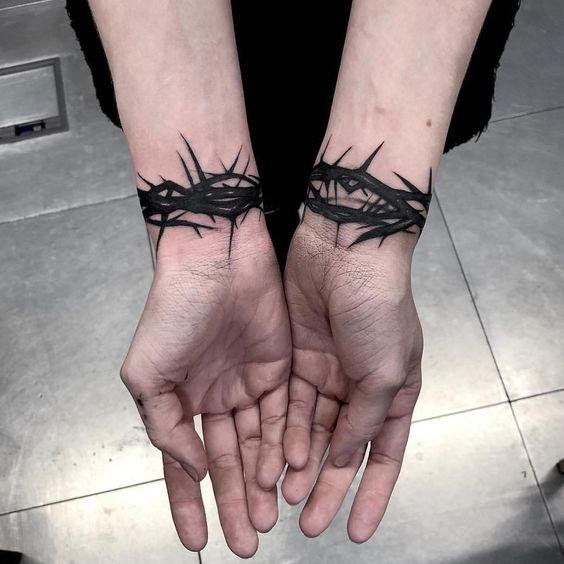 Crown of thorns tattoo 