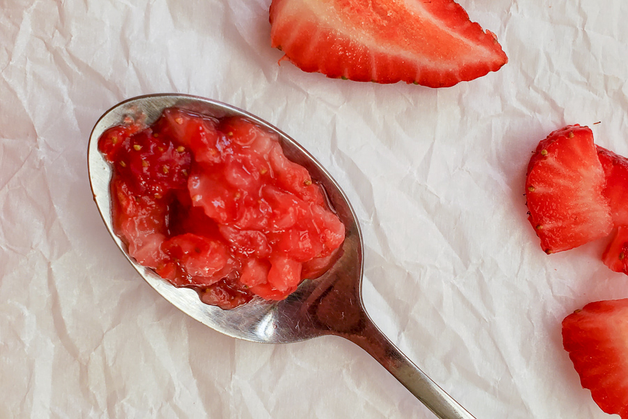 Mashed Strawberries 