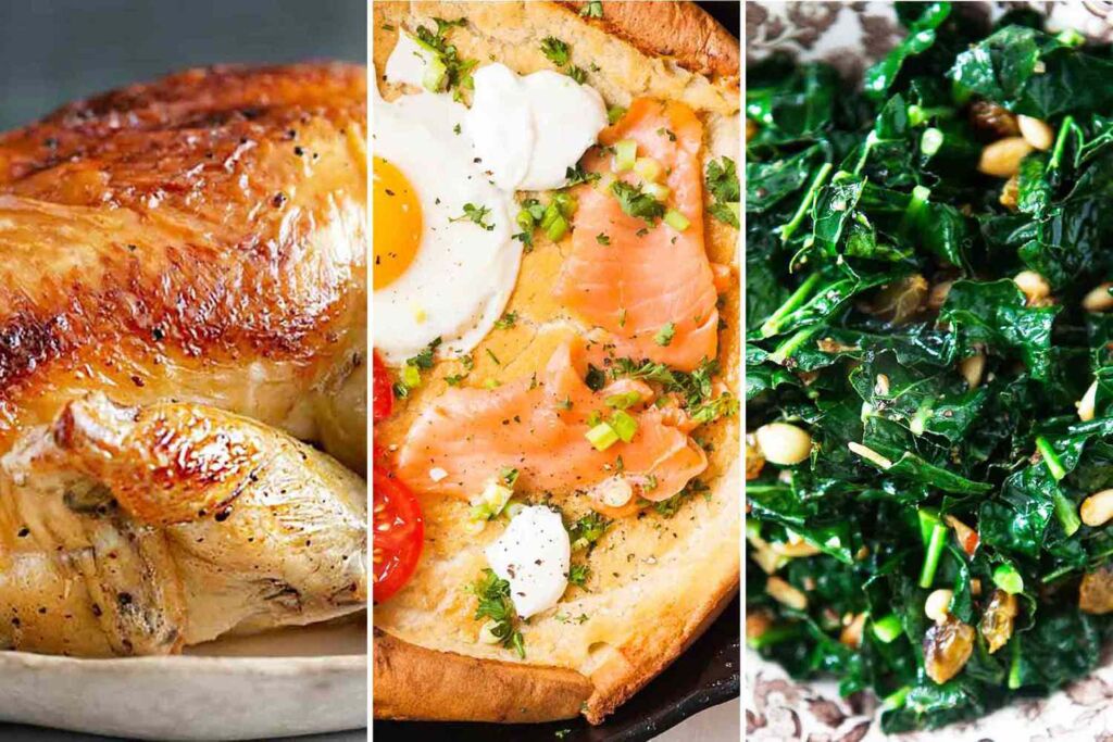 Tuna, salmon or chicken