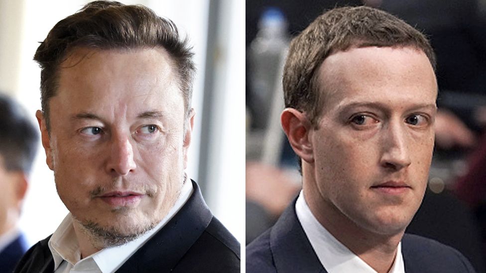 Elon Musk and Mark Zuckerberg 