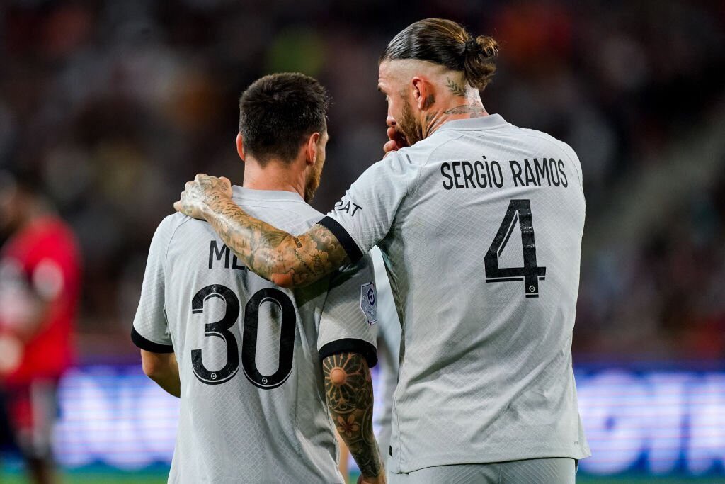 messi and ramos