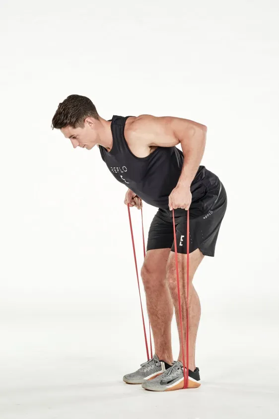 Resistance Band Bent-Over Row