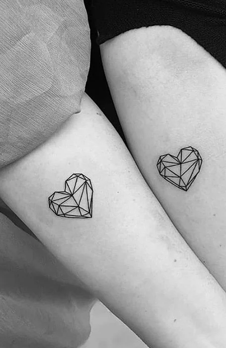 Couple Heart Tattoos