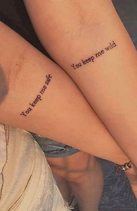 Couple Quote Tattoo