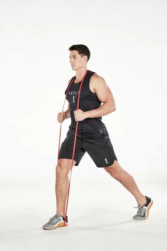 Resistance Band Split Squat