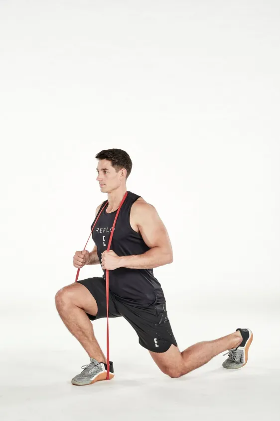 Resistance Band Split Squat
