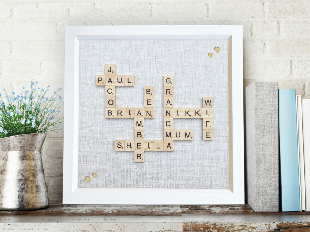 Scrabble Picture Frame