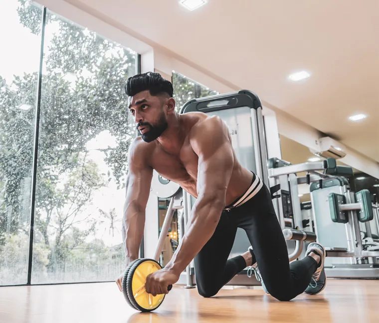 Ab Wheel Rollout